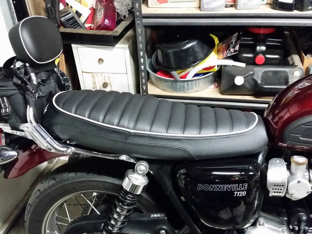 triumph t120 comfort seat
